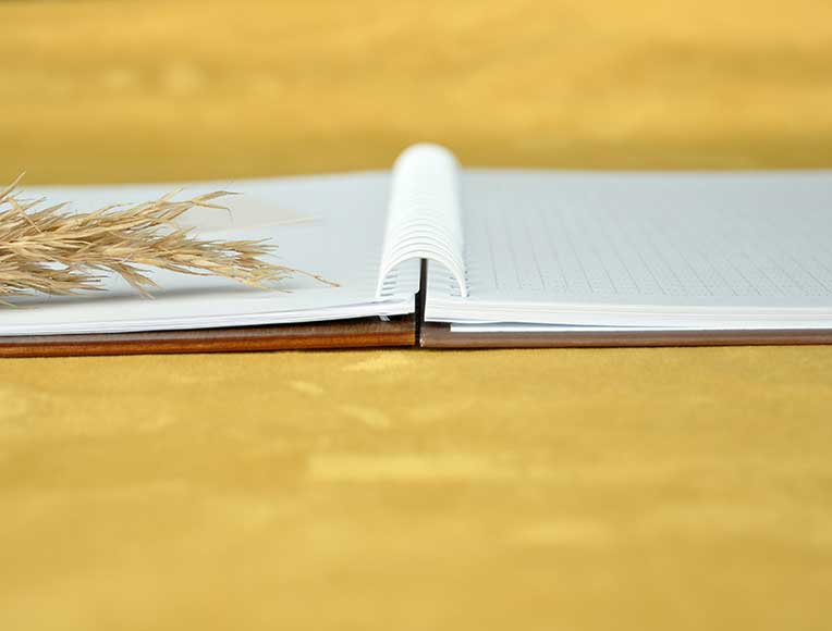 Ahşap Not Defteri | Kuş Tasarımlı Defter | Photomart.az