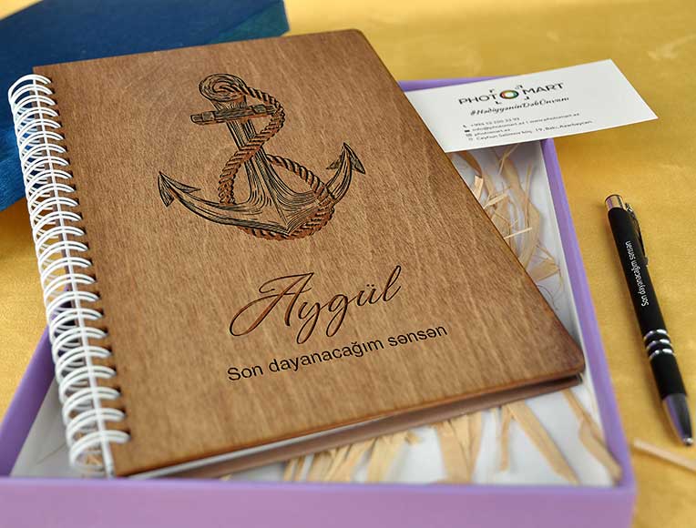 Wooden Notebook | Sea | Photomart.az