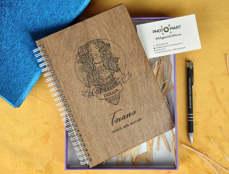 Assortments of Wooden Notebooks | Aquarius | Photomart.az