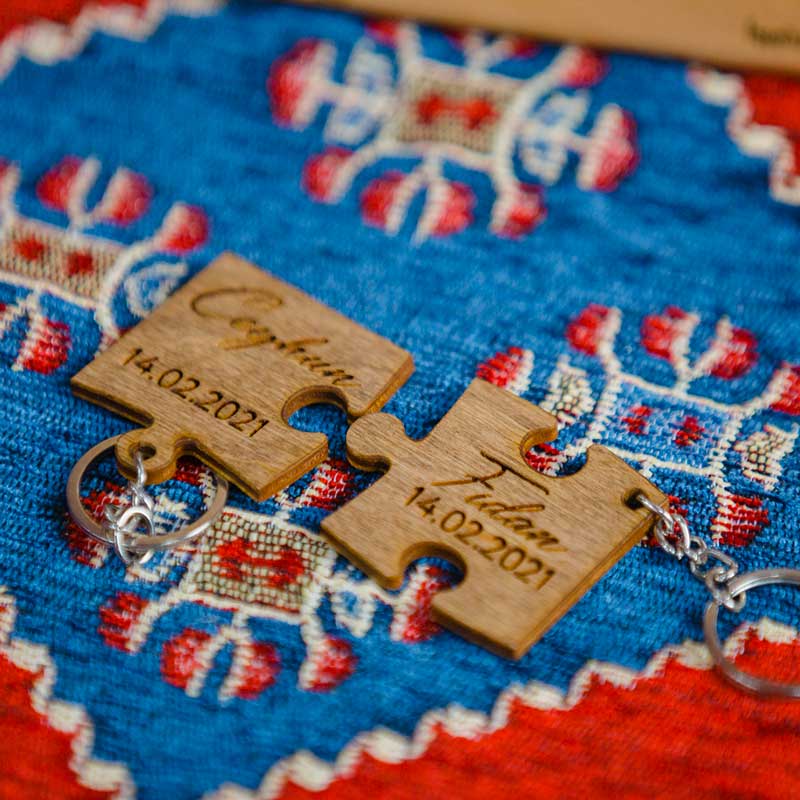 Puzzle Brelok - Ad Günü Hədiyyəsi | Photomart.az