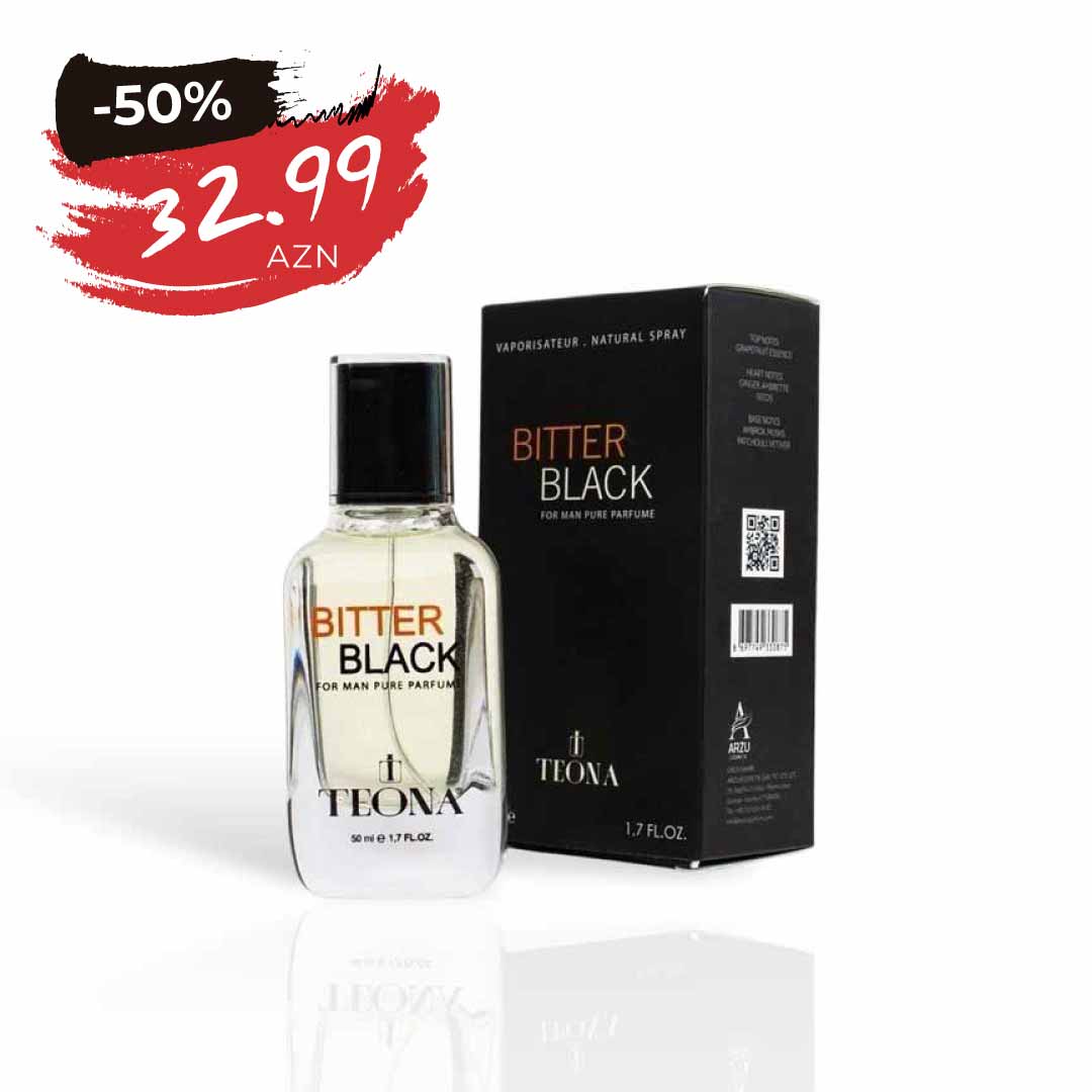 Teona Bitter Black – Spicy Unisex Perfume 50ml